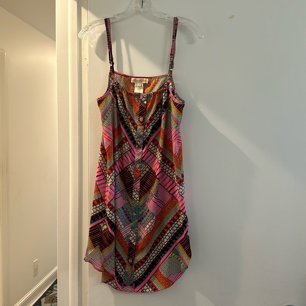 Mara Hoffman print mini dress. Size XS. Perfect for summer! Adjustable straps.